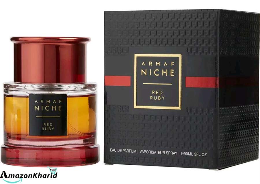 قیمت عطر ادکلن زنانه آرماف مدل Niche Red Ruby حجم ۹۰ میل